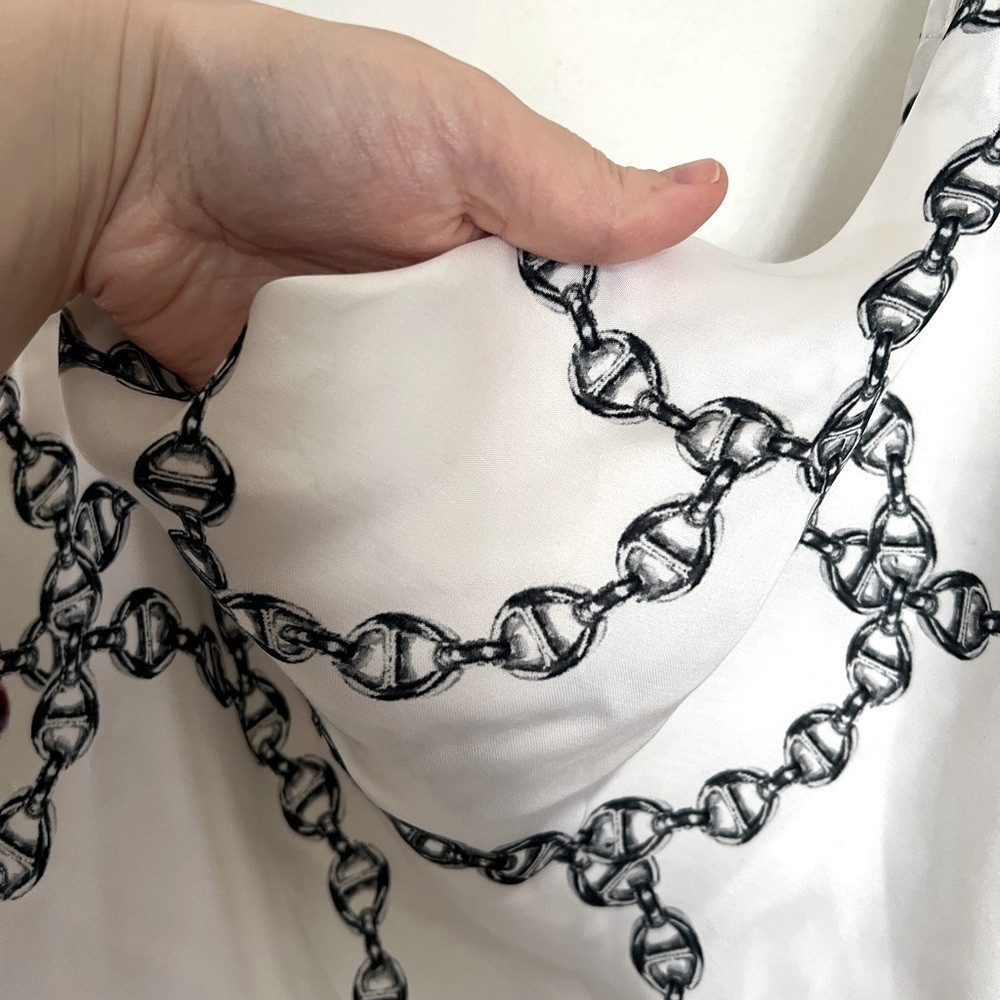 L’AGENCE Jasmina Camisole Tank In Black And White - Picture 11 of 12